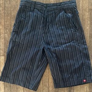 Tony Hawk Black and White Flat Front Shorts